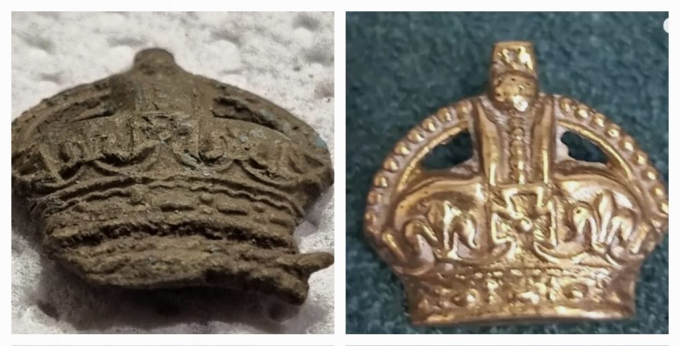 Zweiter Weltkrieg britische Armee, Mayor Rang, Abz. Könige Krone